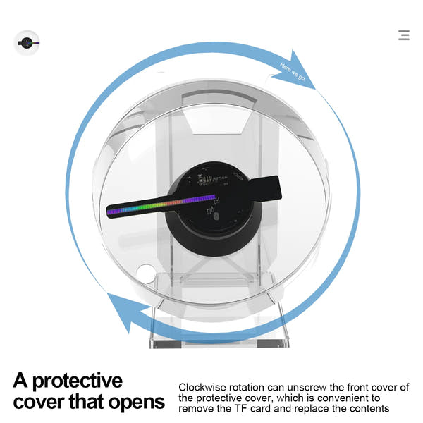 Holowave™ 3D Mini – Holograficzny Wyświetlacz
